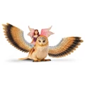 Schleich - Fairy In Flight On Glam-Owl