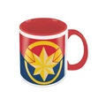 Captain Marvel: Emblem Novelty Mug