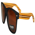 Moana Rd: 50/50s Sunglasses - Black/Wood