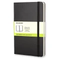 Moleskine: Classic Large Hard Cover Notebook Plain - Black