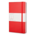 Moleskine: Classic Large Hard Cover Notebook Plain - Scarlet Red