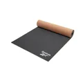 Reebok: Double Sided Yoga Mat - Black/Desert Dust (6mm)