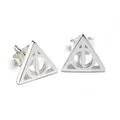 The Carat Shop: Official Sterling Silver Harry Potter Deathly Hallows Stud Earrings