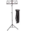 Stagg 3 Section Folding Music Stand (Black)