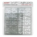 Kent: Lettering Stencil - Set of 3 (10mm, 20mm, 30mm)