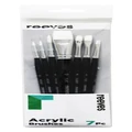 Reeves: Acrylic Brush WH Synthetic SH - Pack of 7