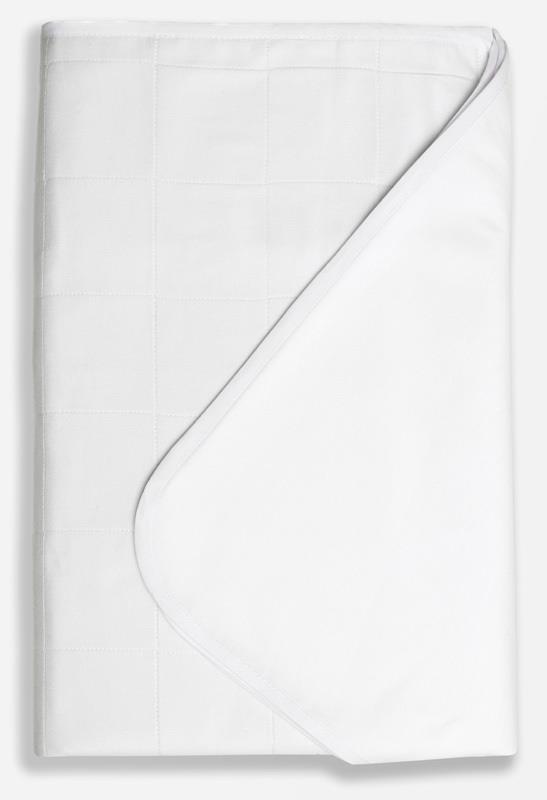 Brolly Sheets Single Size Sheet Bed Pad - White