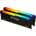 32GB Kingston FURY Beast DDR4-3200 (2x16GB) Dual RGB RAM Kit Black