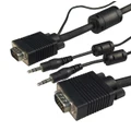3m Dynamix VGA Male/Male Cable with 3.5mm Male/Male Audio Cable