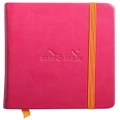 Rhodiarama Hardcover Notebook Pocket Lined Raspberry