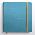 Rhodiarama A5 Webnotebook Plain (Turquoise Blue)