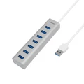 mbeat: 7-Port USB 3.0 Aluminium Slim Hub with Power for PC and MAC