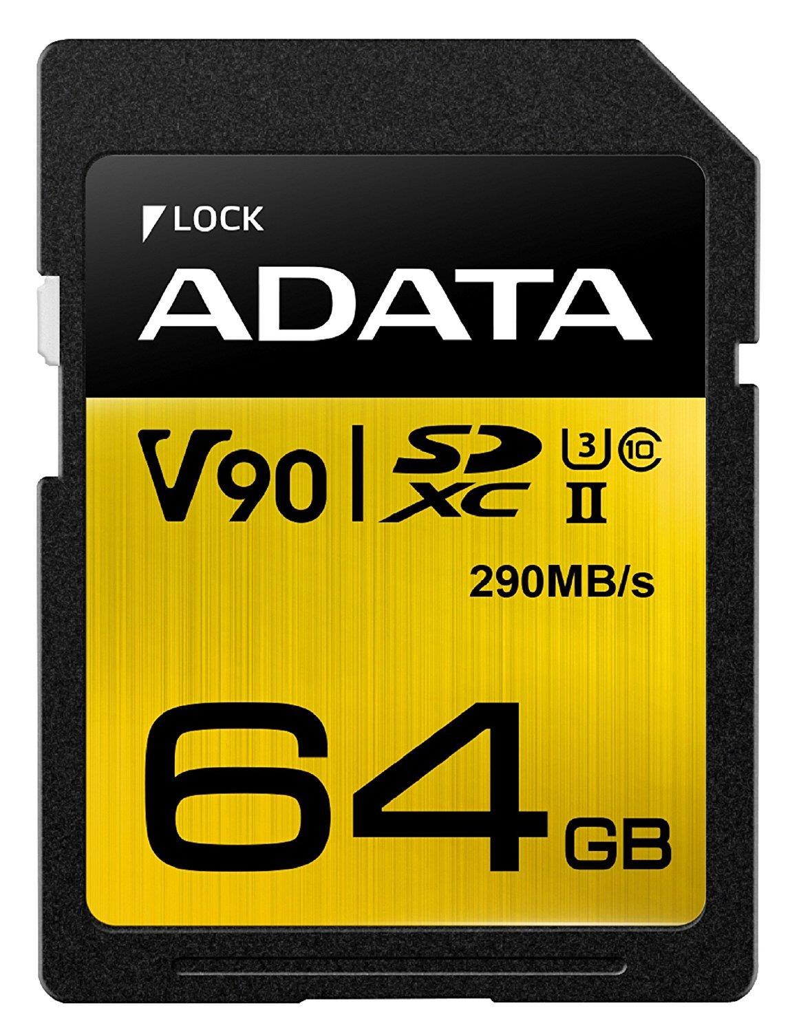 64GB ADATA Premier - ONE UHS-II SDXC Card