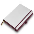 Lamy: A5 Hardcover Notebook - Silver With Dark Purple Trim