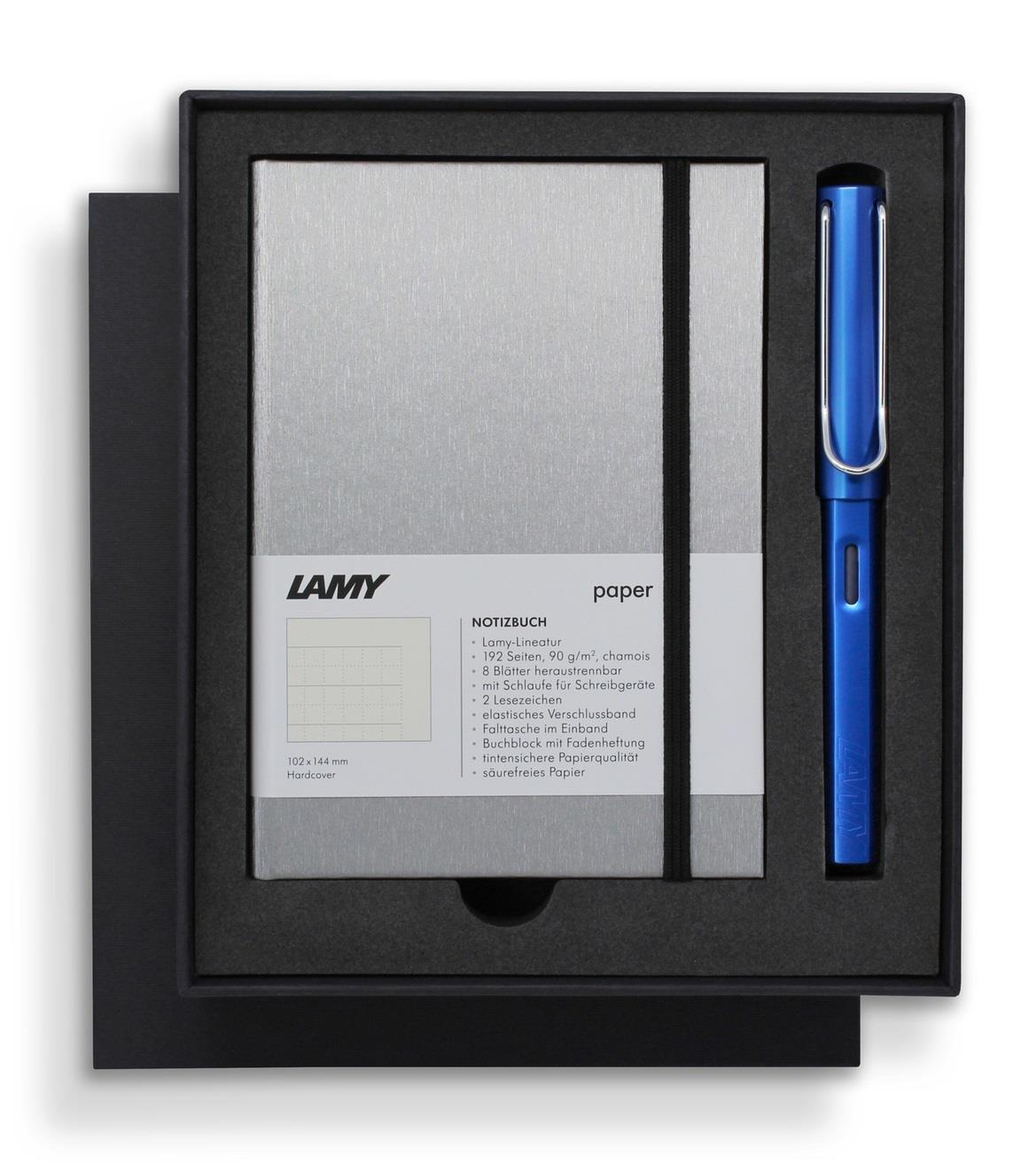 Lamy: A6 Hardcover Notebook Fountain Pen Gift Set - Ocean Blue