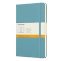 Moleskine: Classic Large Hard Cover Notebook Ruled - Reef Blue