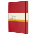 Moleskine: Classic X-Large Soft Cover Notebook Ruled - Scarlet Red