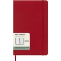 Moleskine: 2024 Diary Large Hard Cover 12 Month Weekly - Scarlet Red