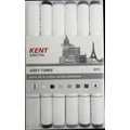 Kent: Spectra Graphic Design Marker Brush - Grey Tones (Set of 6)