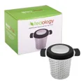 Teaology: Stainless Steel Mug Tea Infuser with Drip Tray