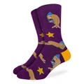 Good Luck Socks: Sleepy Sloths Men's Socks (Size 7-12)