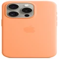 Apple: iPhone 15 Pro Silicone Case with MagSafe - Orange Sorbet