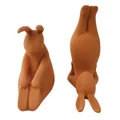Urban Products: Yoga Bunnies Figurine - Terracotta