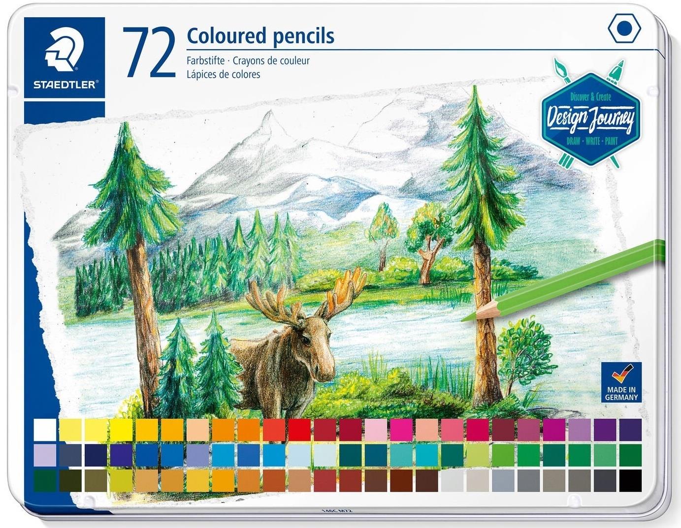 Staedtler: Coloured Pencil Tin (72pc Set)