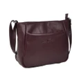 Urban Forest: Olivia Zip Top Handbag w/Front Pocket - Florence Garnet