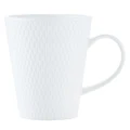 Maxwell & Williams: White Basics Diamonds Conical Mug (350ml)