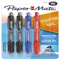 Paper Mate: Profile Retractable 0.7mm Gel Pens - Business Assorted (Pack of 4)