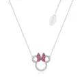 Couture Kingdom: Disney - Minnie Mouse Cubic Zirconia Red Necklace (Silver)