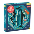 Mudpuppy: Ocean Life to Scale - Octagon Puzzle (300pc Jigsaw) Board Game