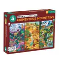 Mudpuppy: Momentous Mountains - Science Puzzle Set (3x100pc Jigsaw) Board Game