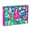 Mudpuppy: Cats & Dogs - Double-Sided Puzzle (100pc Jigsaw) Board Game