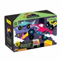 Mudpuppy: Monster Trucks - Glow in the Dark Puzzle (100pc Jigsaw) Board Game