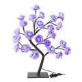 LUMIRO LED Rose Tree Lamp - Purple