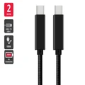 Braided USB-C to USB-C 60W 480Mbps Cable (2m)