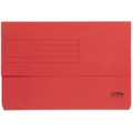 Icon Card Document Wallet Foolscap Red