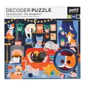 Petit Collage: Catventures The Sleepover - Decoder Puzzle (100pc Jigsaw) Board Game