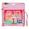 Petit Collage: Ballerinas - Two Sided On-The-Go Puzzle (49pc Jigsaw) Board Game