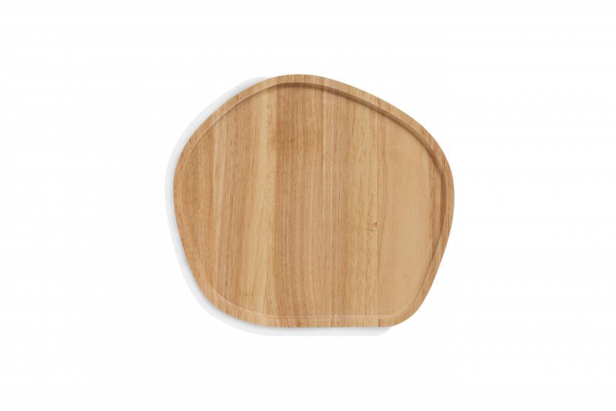Corelle Livingware: Wooden Serving Platter - Round Medium
