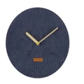 Karlsson: Corduroy Wall Clock - Blue (25cm)
