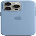 Apple: iPhone 15 Pro Max Silicone Case with MagSafe - Winter Blue