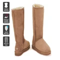 Outback Ugg: Boots Long Classic Premium Double Face Sheepskin - Chestnut (Size 8M / 9W US)