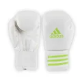 Adidas - 12oz White/Green Fpower200 Boxing Gloves