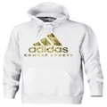 Adidas: Combat Sports Hoodie - White/Gold (2XL)