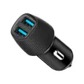 Promate: VolTrip-Duo 3.4A Car Charger With Dual USB Ports - Black