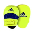 Adidas: Speed Training Focus Mitt - Curved - Solar Yellow/Blue