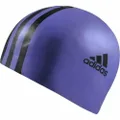 Adidas: 3 Stripes Swim Cap - Purple/Black